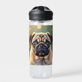 Adorable Pug Close up | Cute Dog Personalized Trinkflasche