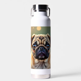 Adorable Pug Close up | Cute Dog Personalized Trinkflasche