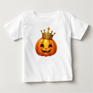 Adorable Pumpkin Queen Baby Fall T-shirt
