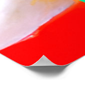 Adorable Punk Rock Fox Poster (Ecke)