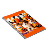 Adorable puppies halloween  notizblock (Rechte Seite)