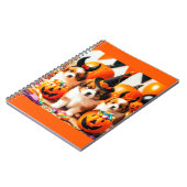Adorable puppies halloween  notizblock (Linke Seite)