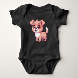 Adorable Puppy Baby Bodysuit Baby Strampler