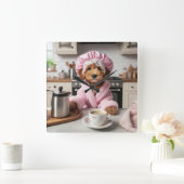 Adorable Puppy Funny Docking Uhr (Zuhause)