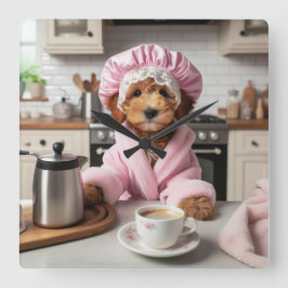 Adorable Puppy Funny Docking Uhr