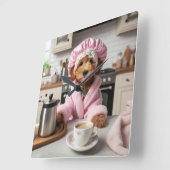 Adorable Puppy Funny Docking Uhr (Winkel)