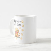 Adorable Puppy-Tasse Kaffeetasse (Vorderseite Links)