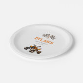 Adorable Quad Bike Pappteller (Schrägansicht)