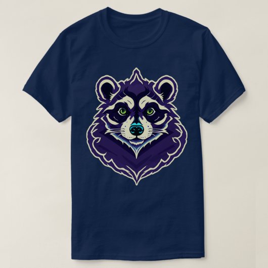 Adorable Raccoon Comic Cameo 4 T-Shirt (Design vorne)