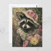 Adorable Raccoon Postkarte (Vorne/Hinten)
