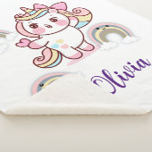 Adorable Rainbow Unicorn Sherpadecke (3/4)