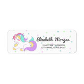 Adorable Rainbow Unicorn, Sterne (Vorne)