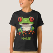 Adorable Red-Eyed Tree Frog Kids' T-Shirt (Vorderseite)