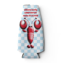 Adorable Red Hummer Herz Pincers Blue Checkered