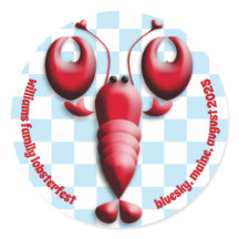 Adorable Red Hummer Herz Pincers Blue Checkered