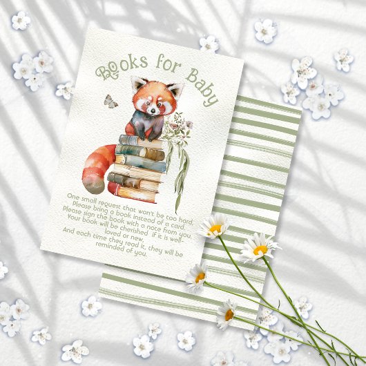 Adorable Red Panda Bärenbücher für Kinder Einladung