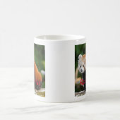 Adorable Red Panda Fotografie Kaffeetasse (Mittel)