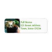 Adorable Red Panda Mailing Labels (Vorne)