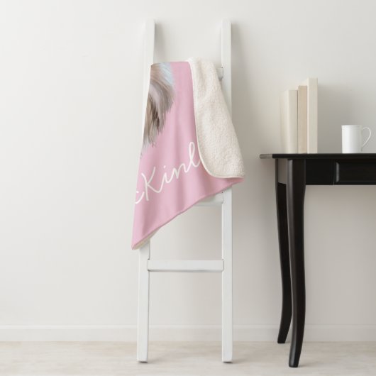 Adorable Red Tri Aussie| Rosa| Personalisiert Sherpadecke (Beispiel)