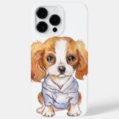 ADORABLE RED & WHITE CAVALIER SPANIEL PUPPY HUND Case-Mate iPhone HÜLLE (Rückseite)