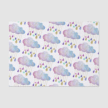Adorable Regenbogenwolken & Gold Baby Girl Dusche