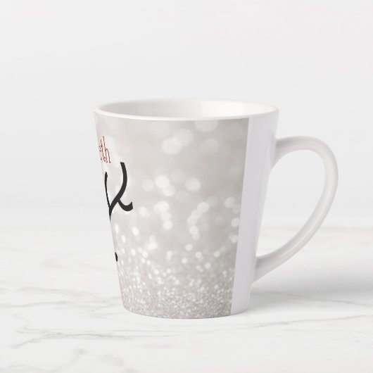 Adorable Rentier Face, Bokeh Milchtasse (Rechts)