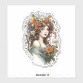 Adorable Retro Fairy Aufkleber (Blatt)