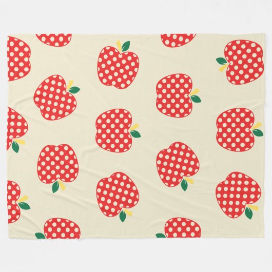 Adorable Retromuster Fleecedecke (Vorderseite (Horizontal))