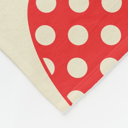 Adorable Retromuster Fleecedecke (Ecke)