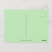 ADORABLE ROBOT BULLDOG & FELINE FRIEND Funny Blank Postkarte (Rückseite)