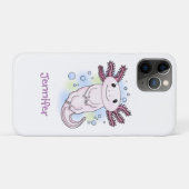 Adorable rosa axolotale Cartoon Case-Mate iPhone Hülle (Rückseite (Horizontal))