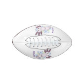 Adorable rosa axolotale Cartoon Football (Vorderseite)