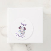 Adorable rosa axolotale Cartoon Geschenkanhänger (Beispiel)