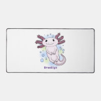 Adorable rosa axolotale Cartoon