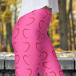 Adorable Rose Rosa Liebe Herz Muster Leggings<br><div class="desc">Fett und aktiv: Bringen Sie Ihren Aktivbekleidung mit dieser farbenfrohen Liebe Herz Leggings! Diese Leggings sind für Frauen konzipiert, die Fitness und Flair Liebe haben und die perfekte Kombination aus Stil und Komfort bieten. Ob im Fitnessraum, auf einer Flucht oder im Zuhause, sie passen nahtlos in Ihren Lebensstil. Bleibe aktiv...</div>