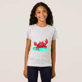 Adorable Rote Krabbe T-Shirt (Vorne ganz)