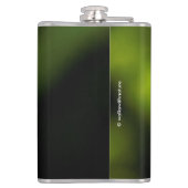 Adorable Rufous Hummingbird auf dem Zweig Flachmann (Rückseite)