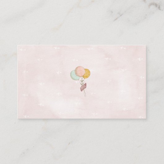 Adorable Rustic Boho Babydusche Elefant Begleitkarte (Rückseite)