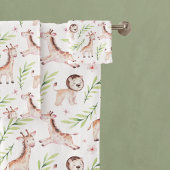 Adorable Safari Giraffe & Löwenmuster Badhandtuch Set