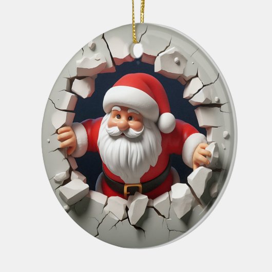 Adorable Santa Claus 3D Weihnachtsschmuck (Links)