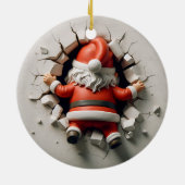 Adorable Santa Claus 3D Weihnachtsschmuck (Hinten)