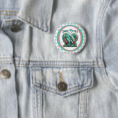 Adorable "Say Krill" Whale Family Portrait Button (Beispiel)