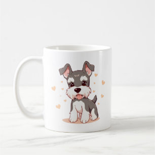 Adorable Schnauzer Puppy-Tasse Kaffeetasse
