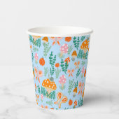 Adorable Schnecke Pilz Schmetterling Niedlich BABY Pappbecher (Rückseite)