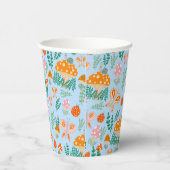 Adorable Schnecke Pilz Schmetterling Niedlich BABY Pappbecher (Rechts)