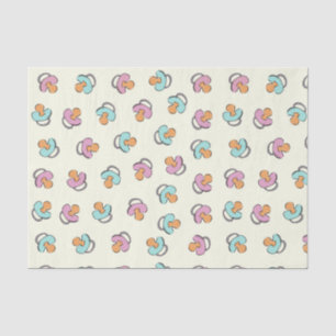 Adorable Schnuller Gender Reveal Baby Dusche Seidenpapier