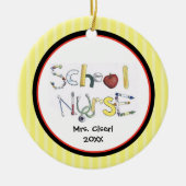 Adorable School Nurse Ornament (Vorne)