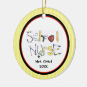 Adorable School Nurse Ornament (Links)