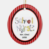Adorable School Nurse Ornament (Links)