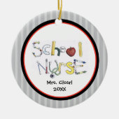 Adorable School Nurse Ornament (Vorne)